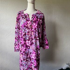 Lilly Pulitzer Floral Dress in Pink and Purple